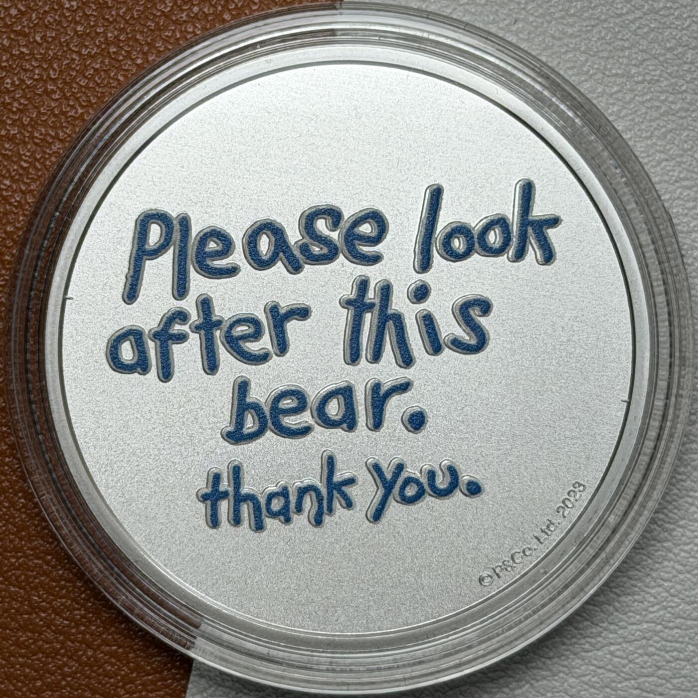 ＜星葵🌻钱币社＞硬币场·第71期·3月10日发货 〈邮章封〉英国2023年帕丁顿熊彩色纪念章