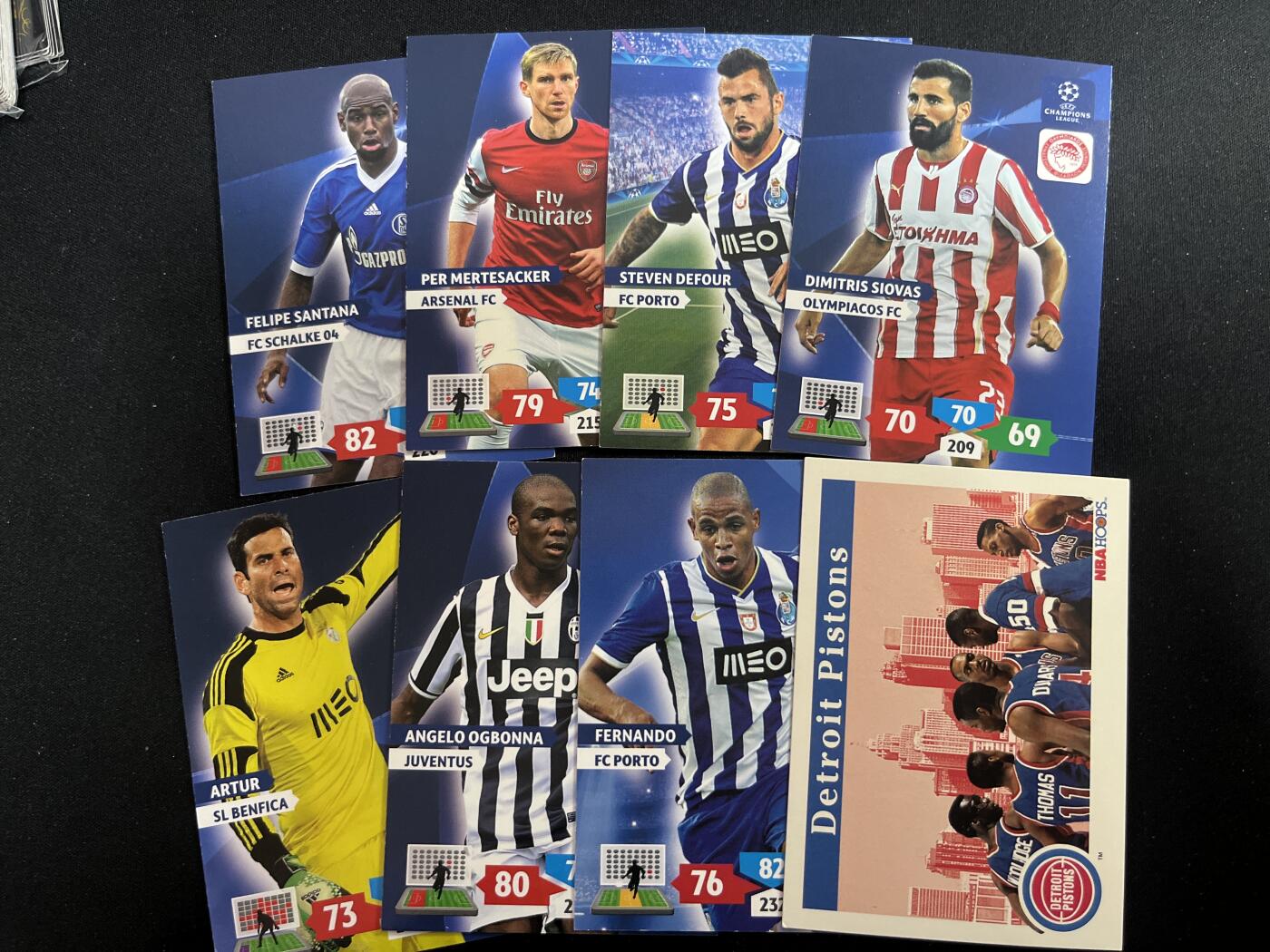 欢迎送拍、零成本上架，释放现金流，合理分配上拍卡品 【普卡】球星卡8张