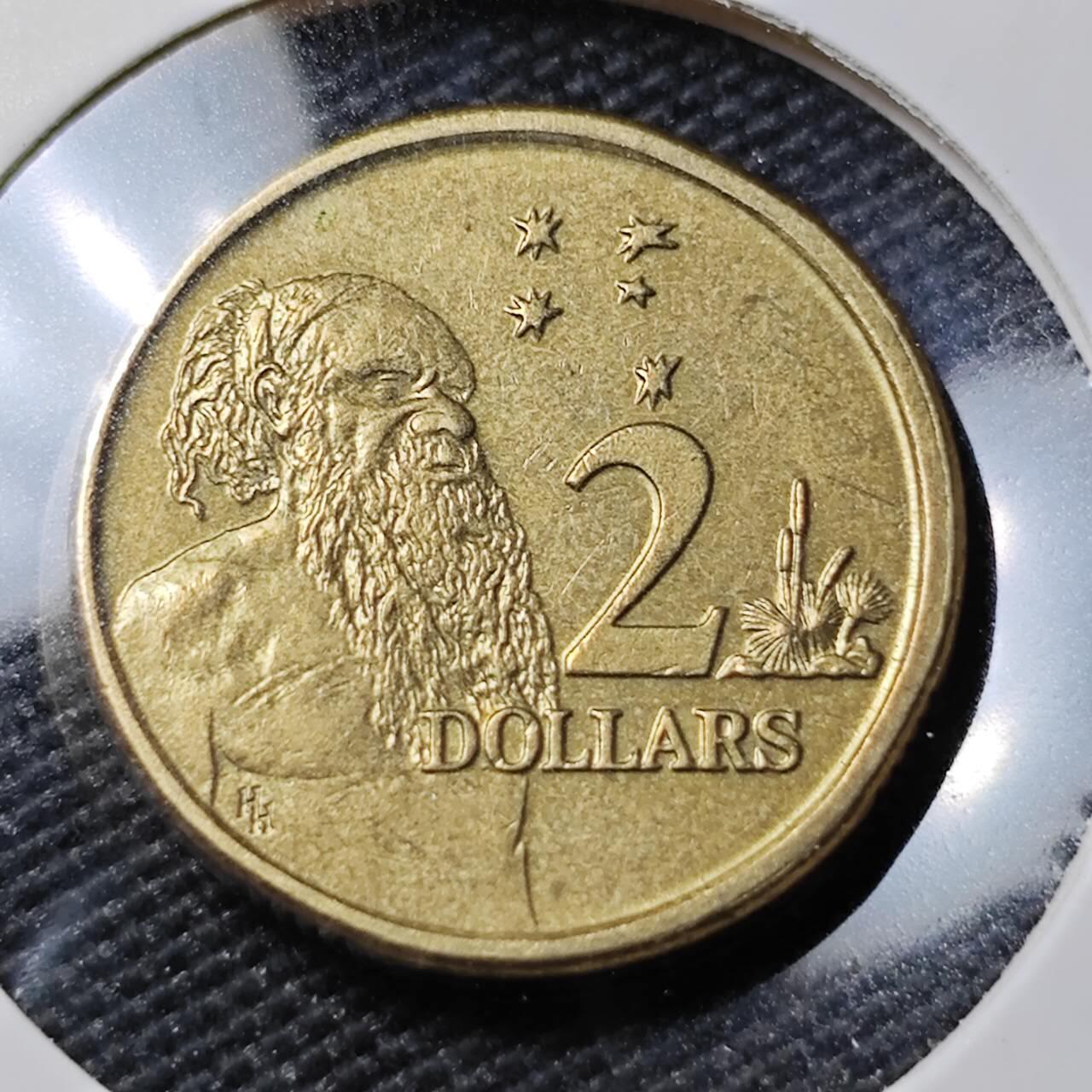 KK钱币收藏小铺   第402期 2月预留时间 周末发货 澳大利亚2元 