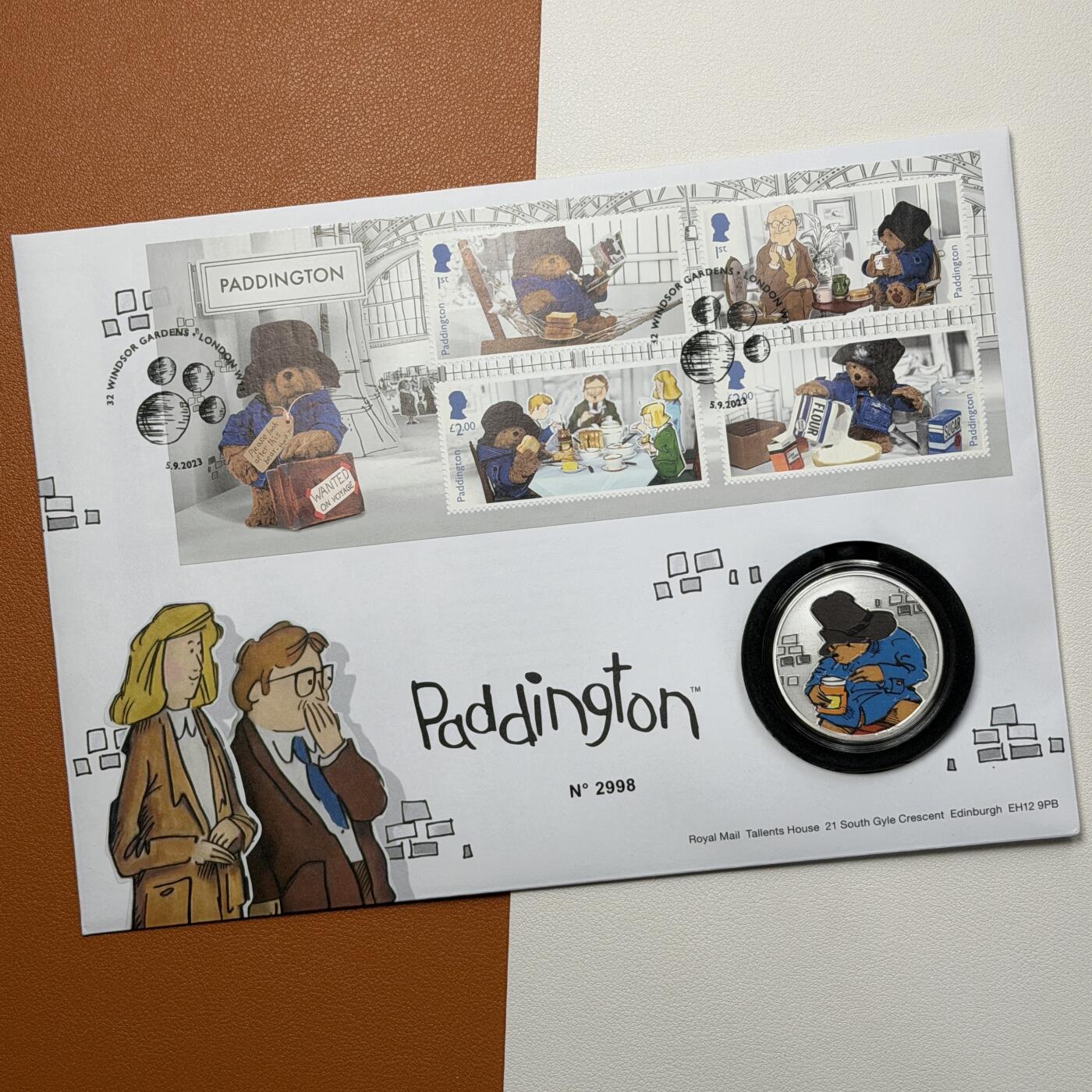 ＜星葵🌻钱币社＞硬币场·第71期·3月10日发货 〈邮章封〉英国2023年帕丁顿熊彩色纪念章