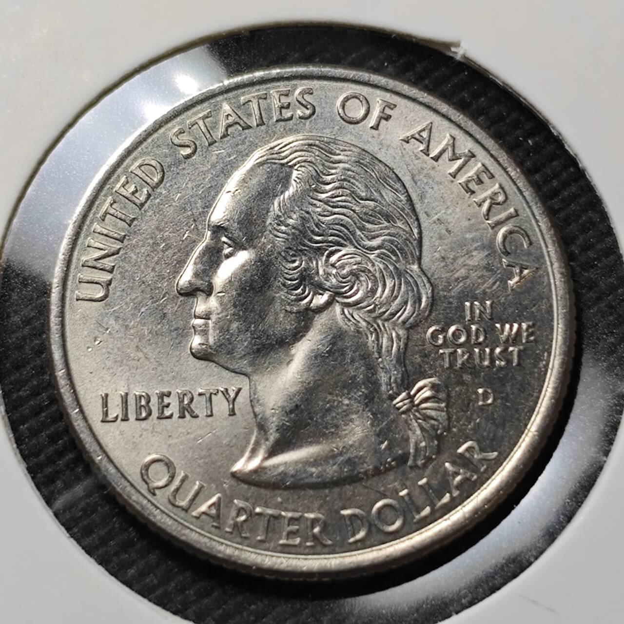 KK钱币收藏小铺   第403期 2月预留时间 周末发货  美国25分纪念币