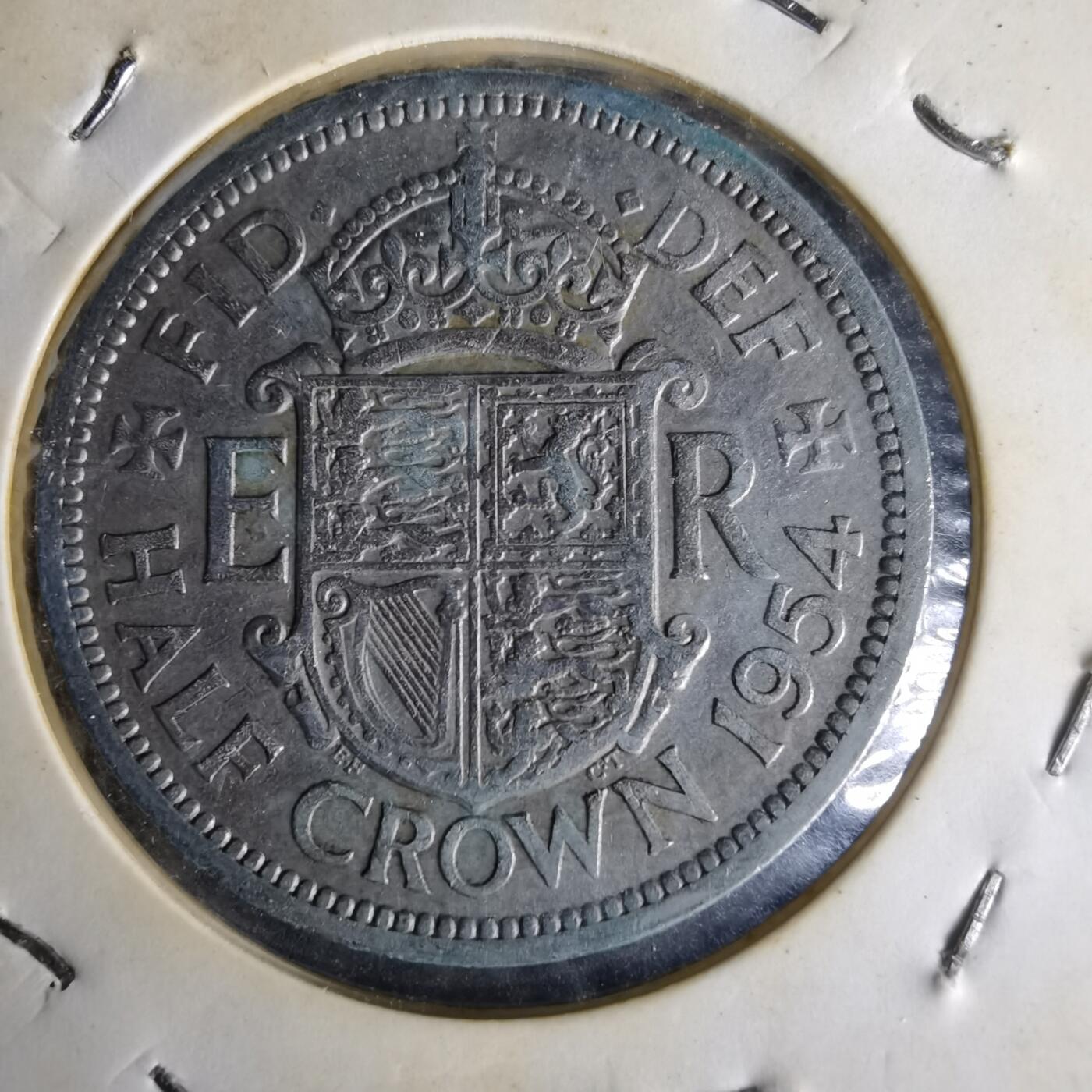 沼泽如烟--第1014场 英国1954年半克朗