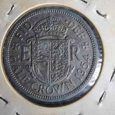 沼泽如烟--第1014场 - 英国1954年半克朗