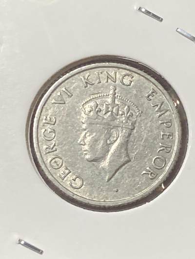 2026年第三十四场(总第二百零三场）外国精品纸夹币场(免佣金) - 英属印度1946年1/4卢比(乔治六世时期第六版，b版孟买造，首发年仅发行2年)