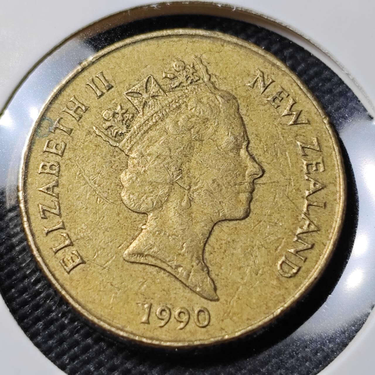 KK钱币收藏小铺   第402期 2月预留时间 周末发货  新西兰1元