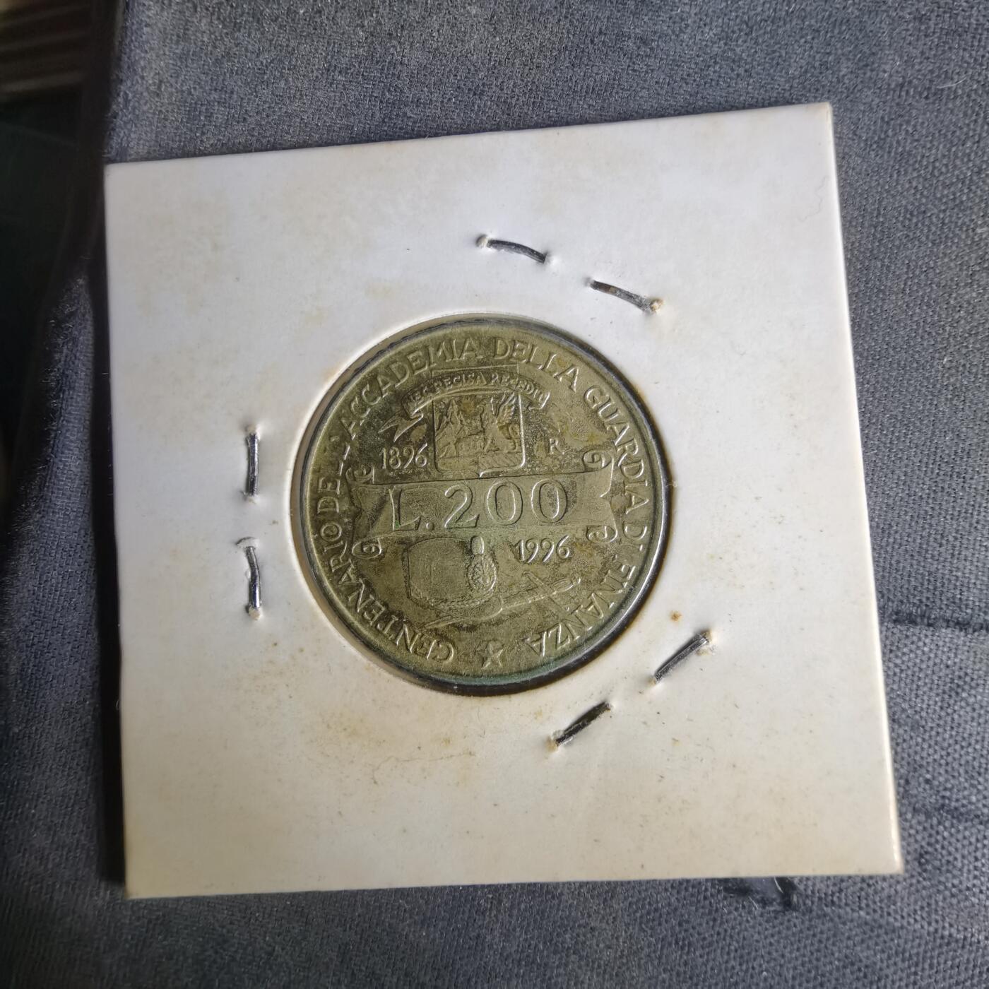 沼泽如烟--第1014场 意大利1996年200里拉