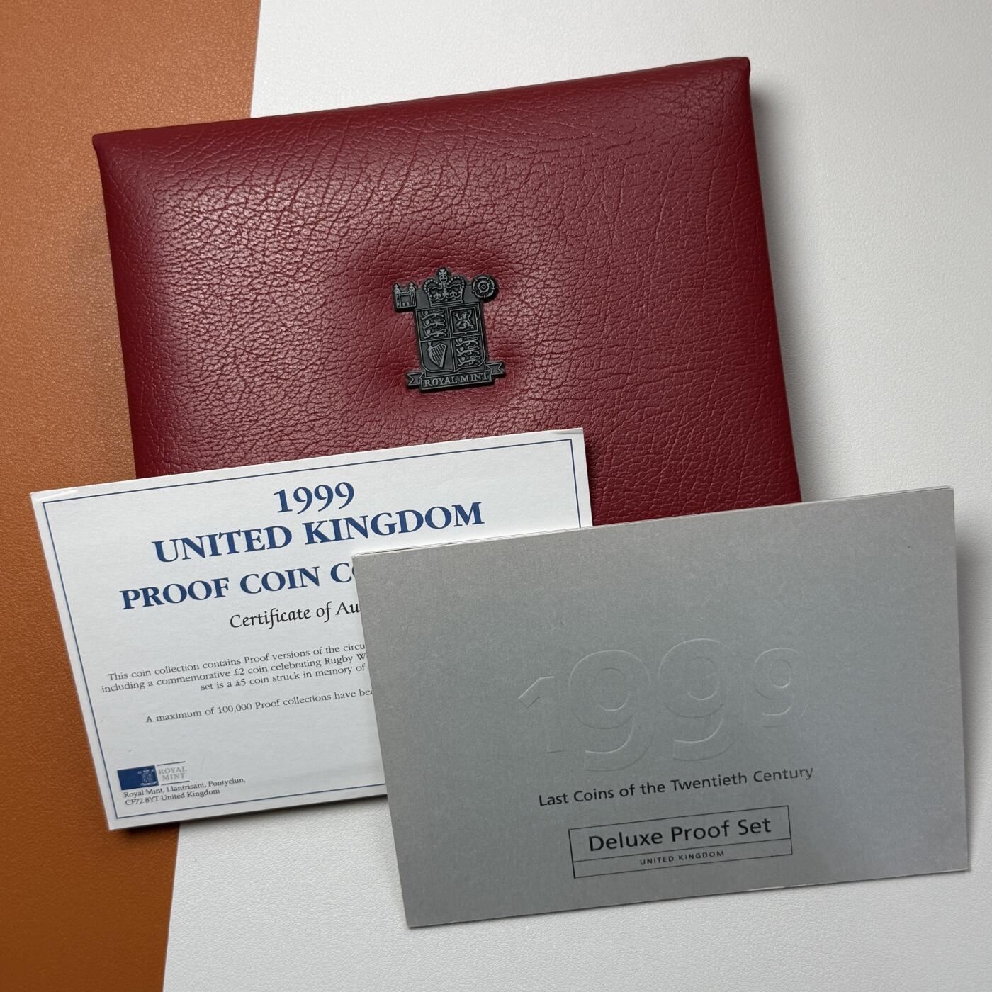 ＜星葵🌻钱币社＞硬币场·第71期·3月10日发货 英国1999年戴安娜王妃红盒精制纪念套币