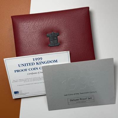 ＜星葵🌻钱币社＞硬币场·第71期·3月10日发货 - 英国1999年戴安娜王妃红盒精制纪念套币