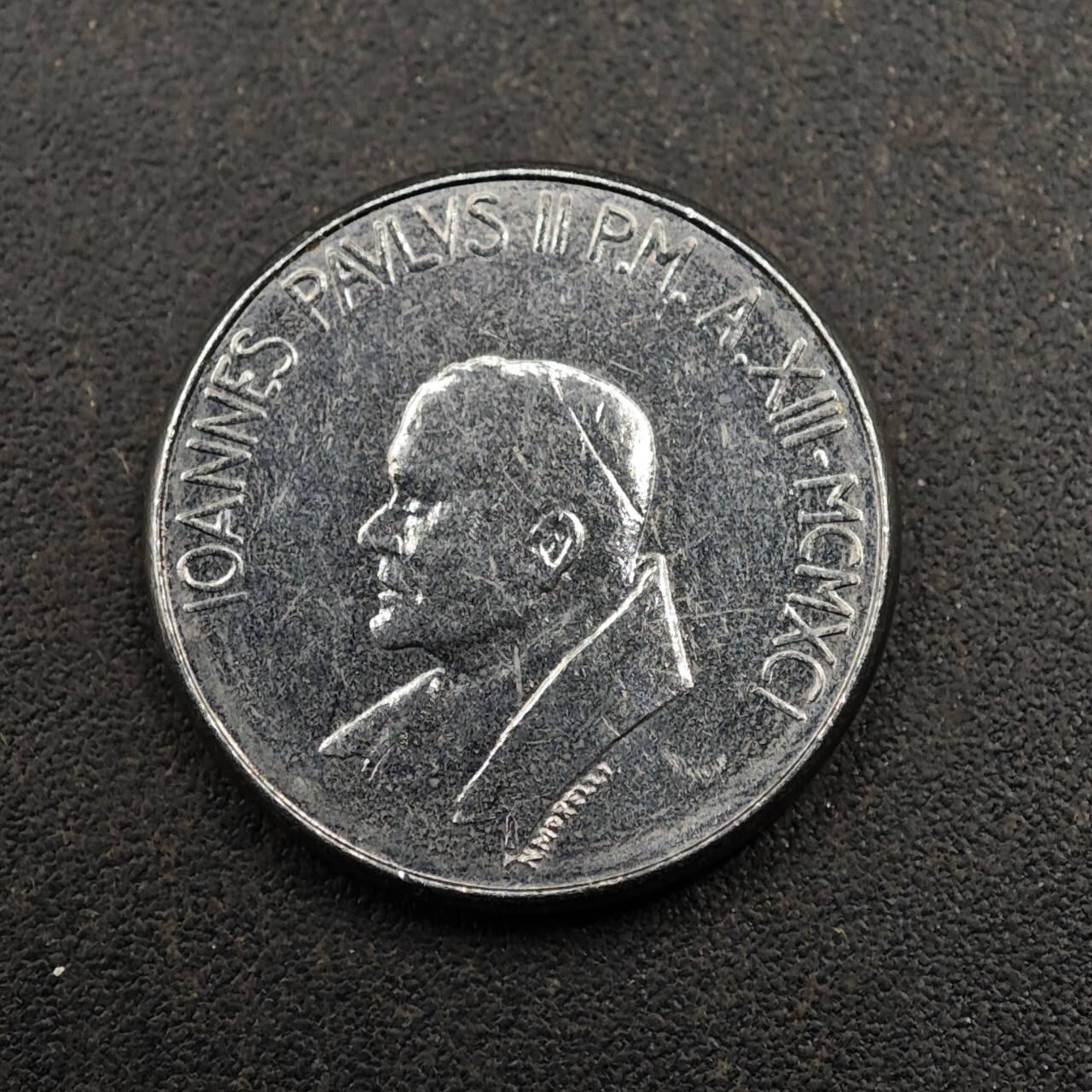 【淘币小摊】实时拍第八百七十七拍   散币场    每周一统一发货 梵蒂冈1991年50里拉