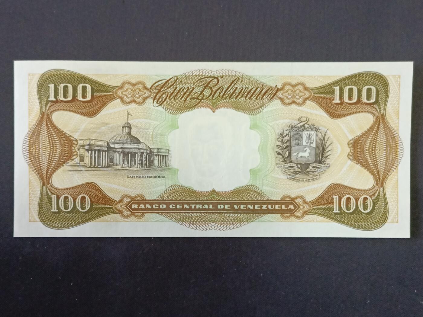 【游宝拍卖】丙午马年第8期 委内瑞拉-100玻利瓦尔【1992年 全新UNC】