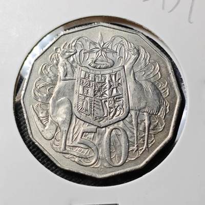 KK钱币收藏小铺   第402期 2月预留时间 周末发货 -  1983澳大利亚50便士 好品