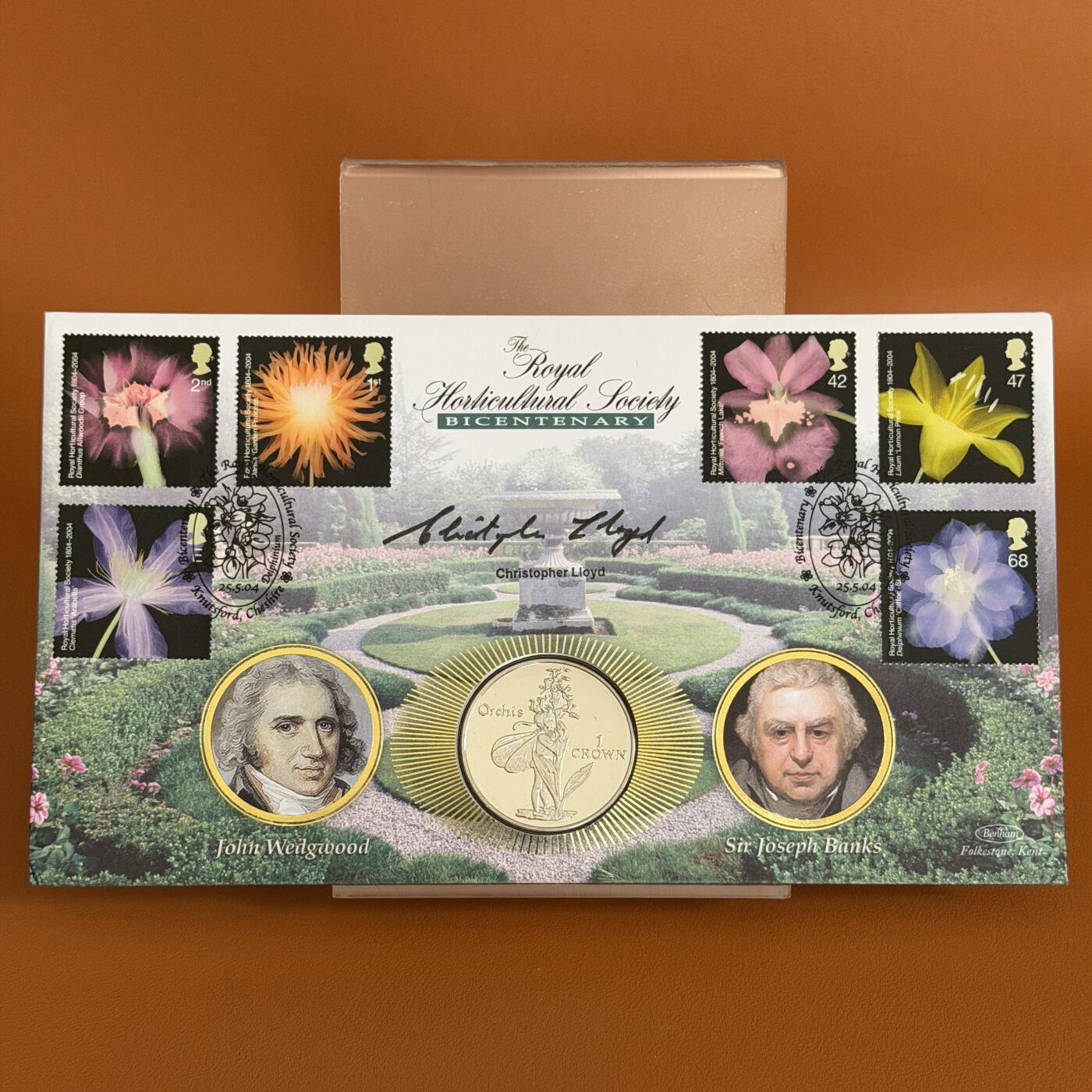 ＜星葵🌻钱币社＞硬币场·第71期·3月10日发货 〈邮币封·签名版〉马恩岛1996年花仙子·兰花1克朗纪念币