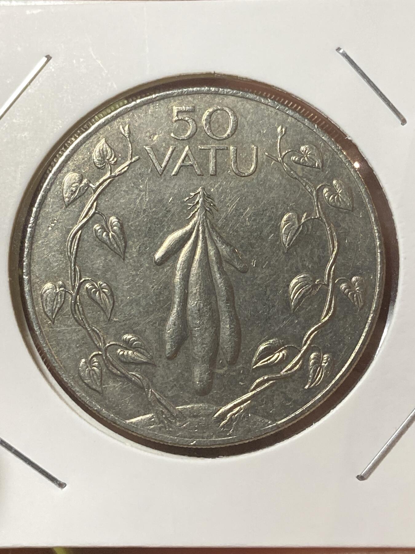 2026年第三十四场(总第二百零三场）外国精品纸夹币场(免佣金) 瓦努阿图1999年50瓦图