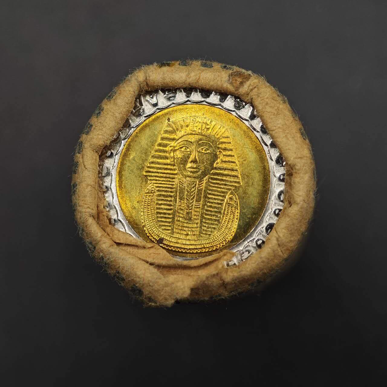 【淘币小摊】实时拍第八百七十七拍   散币场    每周一统一发货 埃及1镑一卷25枚