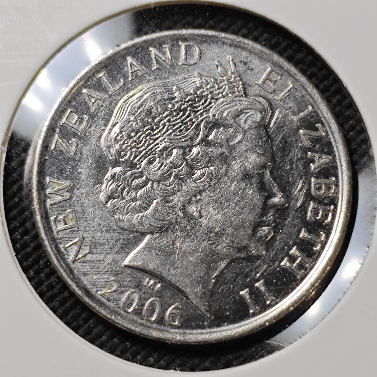 KK钱币收藏小铺   第403期 2月预留时间 周末发货  新西兰50分