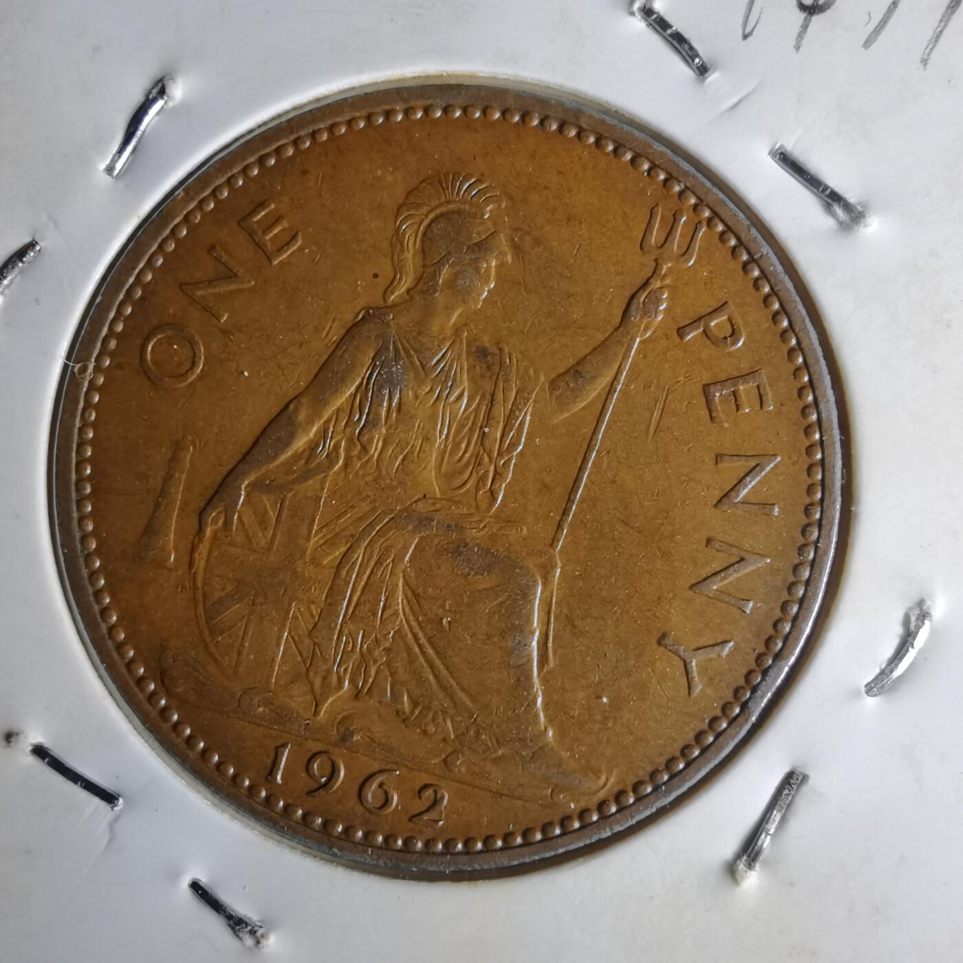 沼泽如烟--第1014场 英国1962年1便士