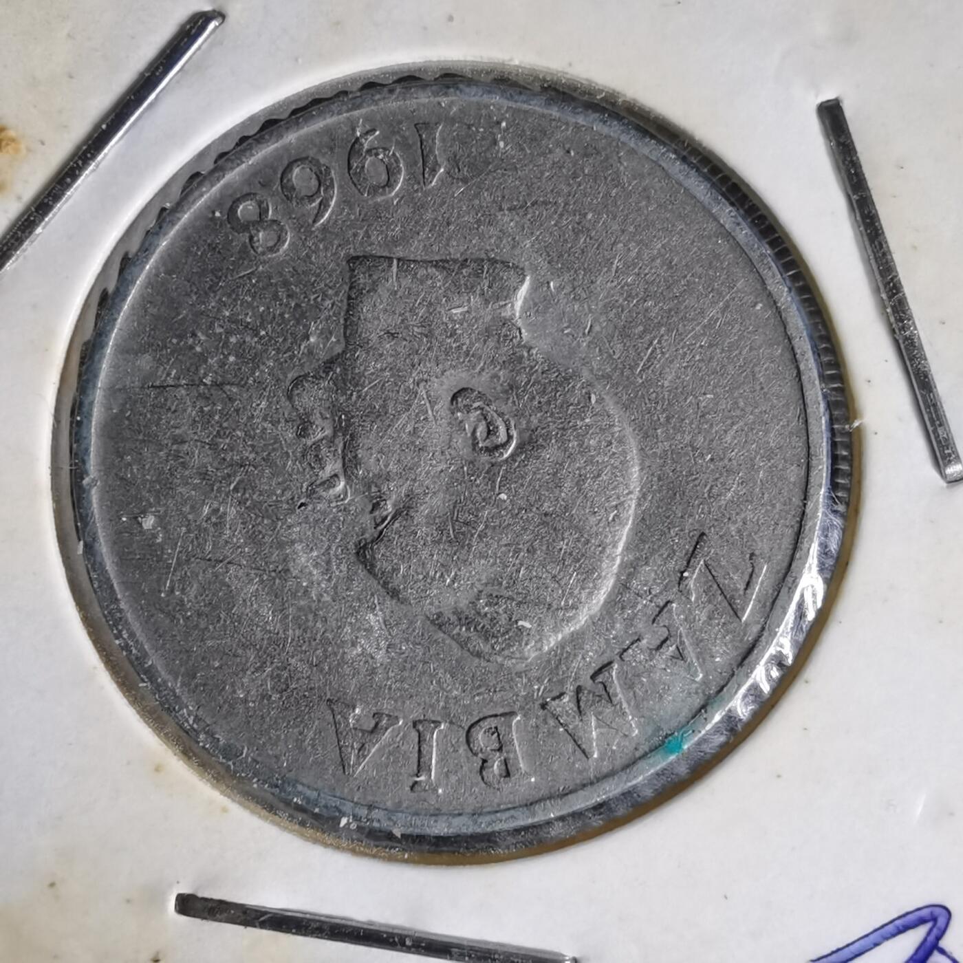 沼泽如烟--第1014场 赞比亚1968年10恩韦