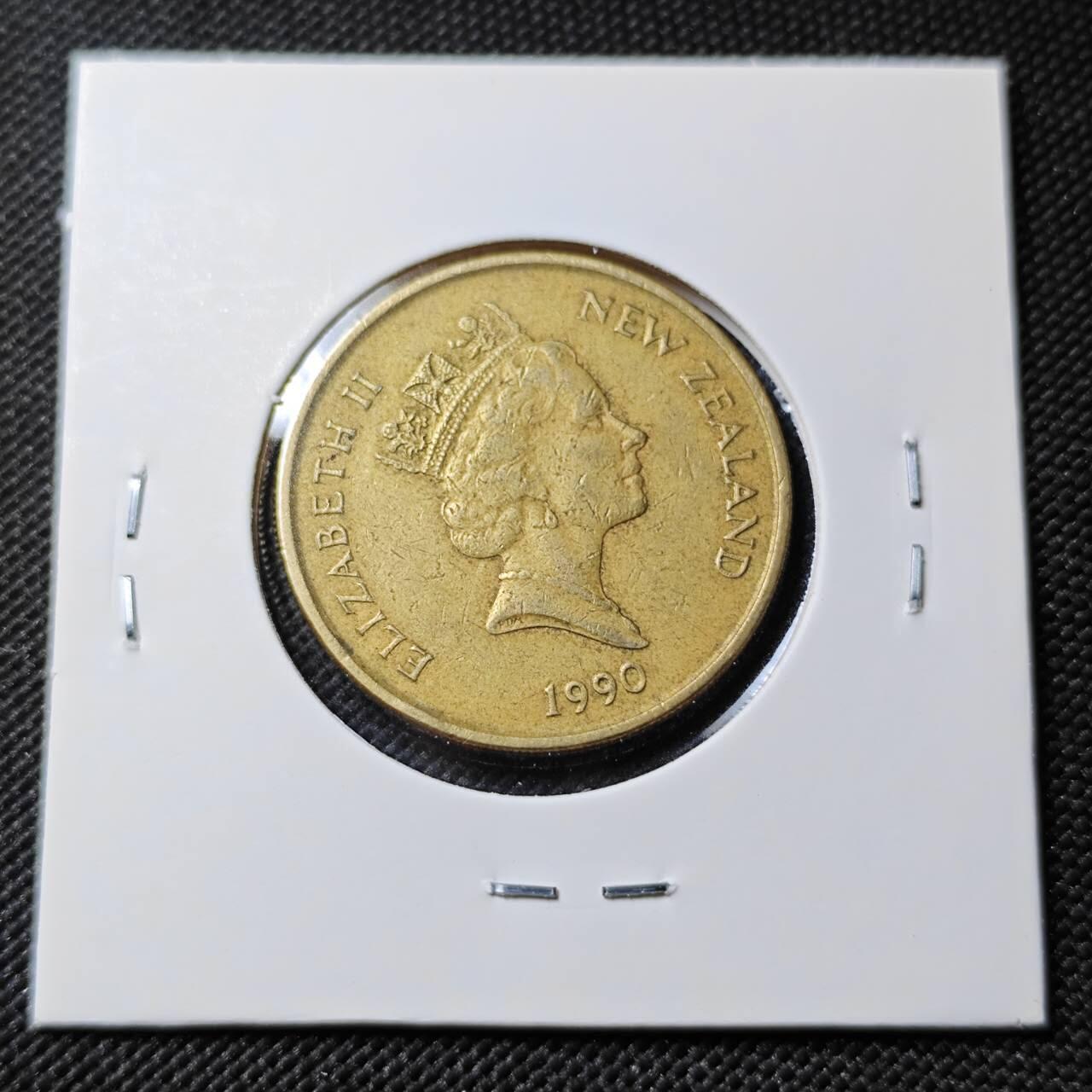 KK钱币收藏小铺   第403期 2月预留时间 周末发货  新西兰2元