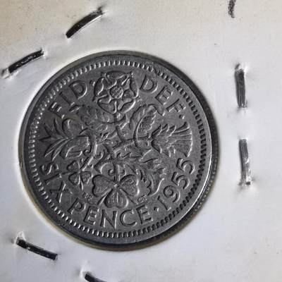 沼泽如烟--第1014场 - 英国1955年6便士