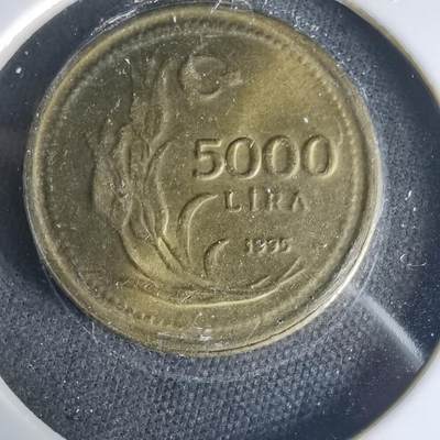 沼泽如烟--第1015场 - 土耳其1995年5000里拉