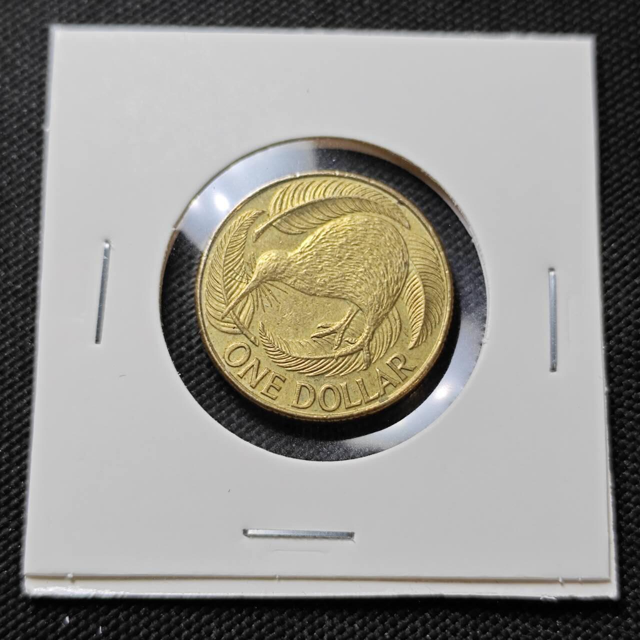 KK钱币收藏小铺   第403期 2月预留时间 周末发货  新西兰1元