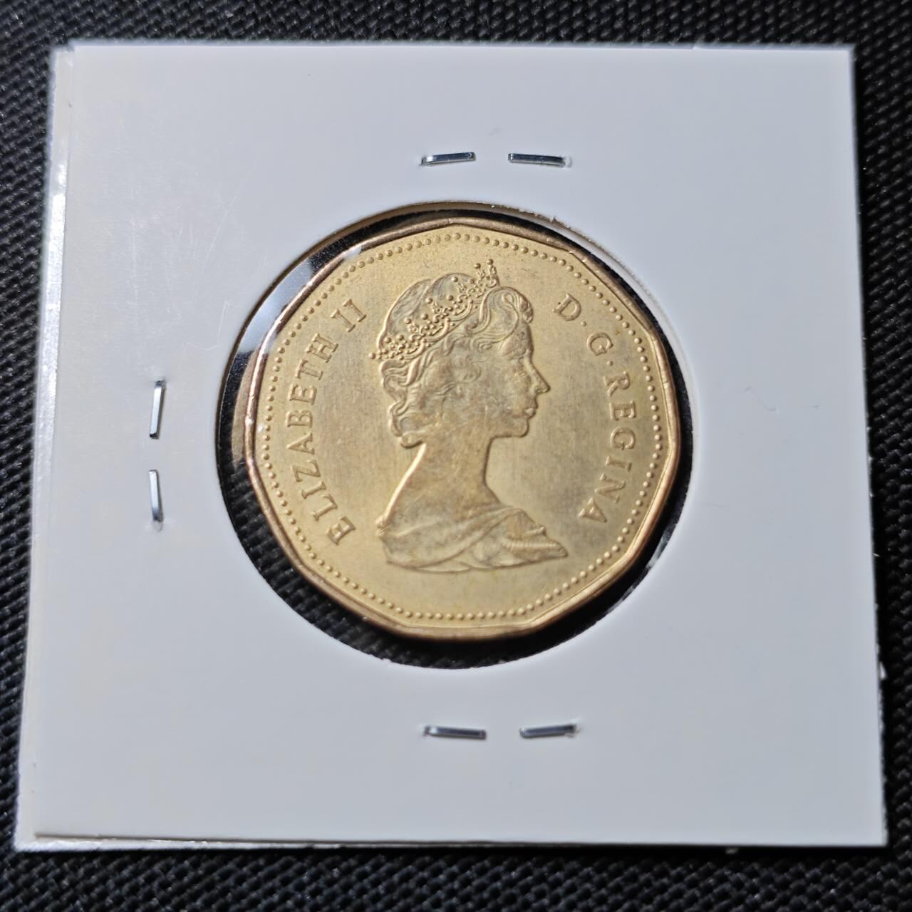 KK钱币收藏小铺   第402期 2月预留时间 周末发货  加拿大1元