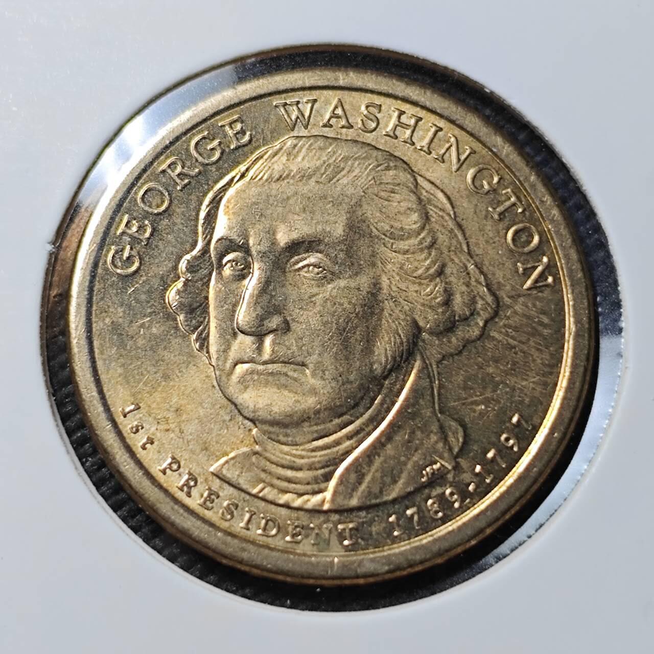 KK钱币收藏小铺   第402期 2月预留时间 周末发货  美国1元纪念币