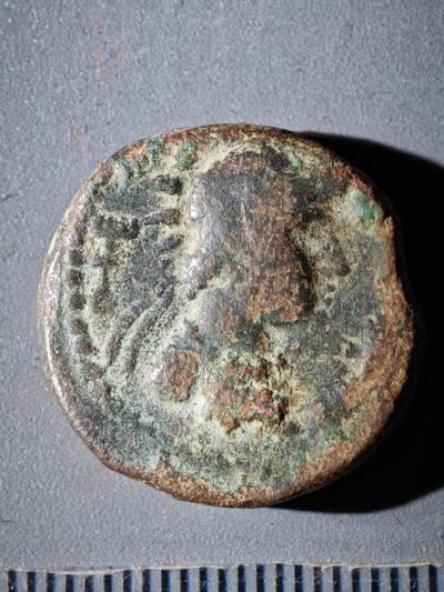 119期新疆红钱粟特钱币丝路钱币专场 - F索特美加斯王朝铜币