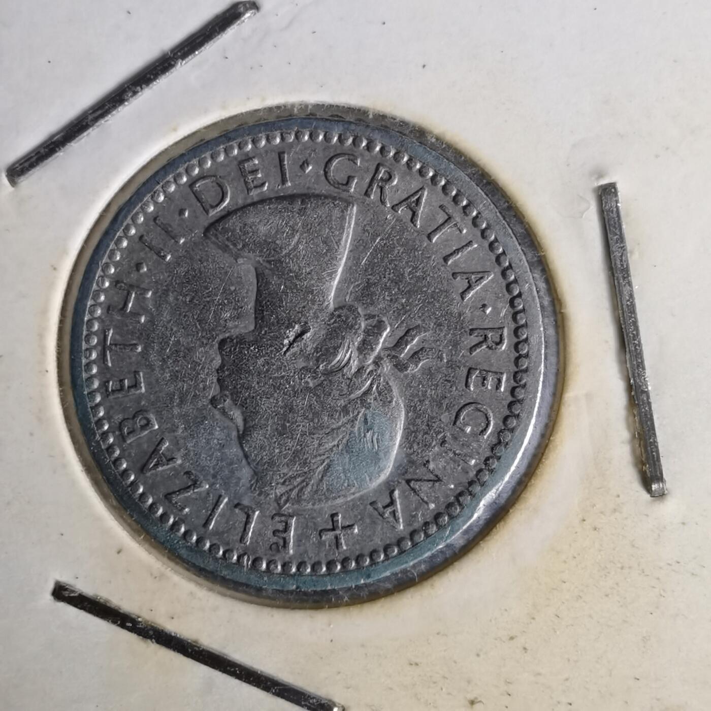 沼泽如烟--第1014场 英国1955年6便士