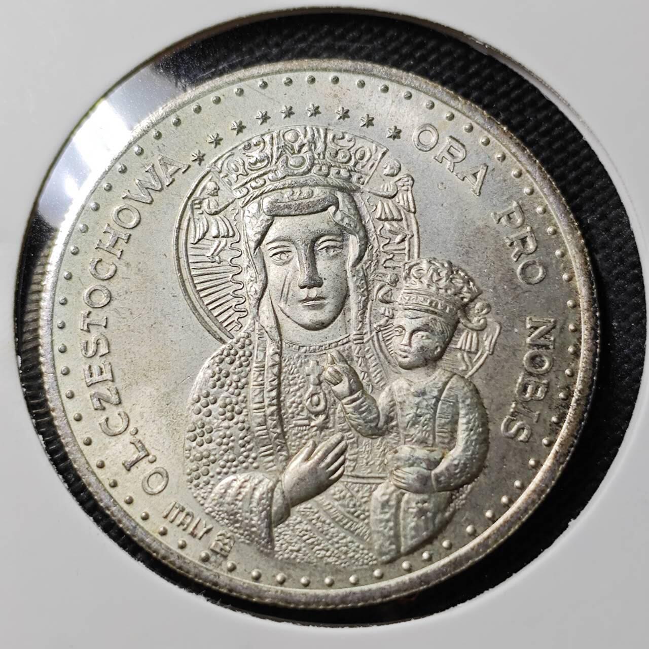 KK钱币收藏小铺   第403期 2月预留时间 周末发货 梵蒂冈教皇度银章