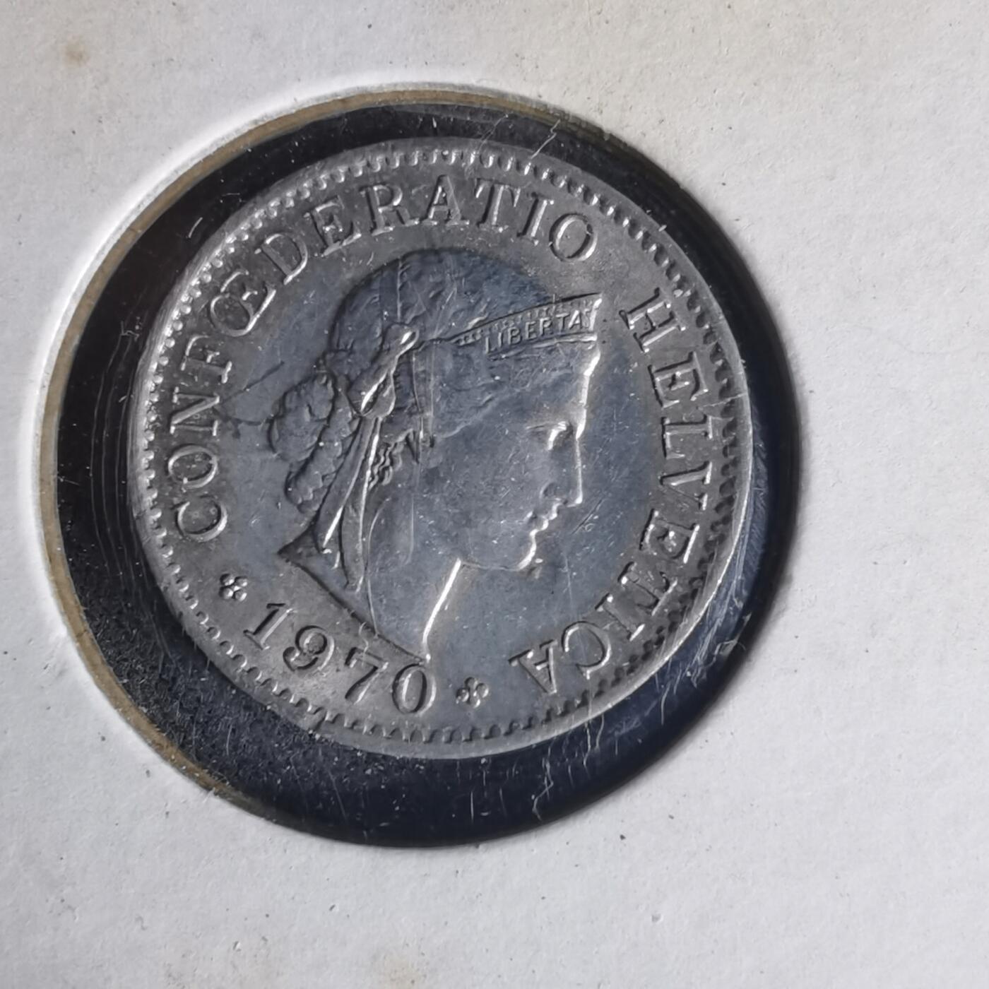 沼泽如烟--第1015场 瑞士1970年五分