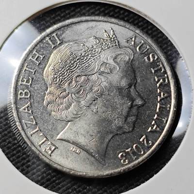 KK钱币收藏小铺   第402期 2月预留时间 周末发货 - 2013澳大利亚 20分纪念币