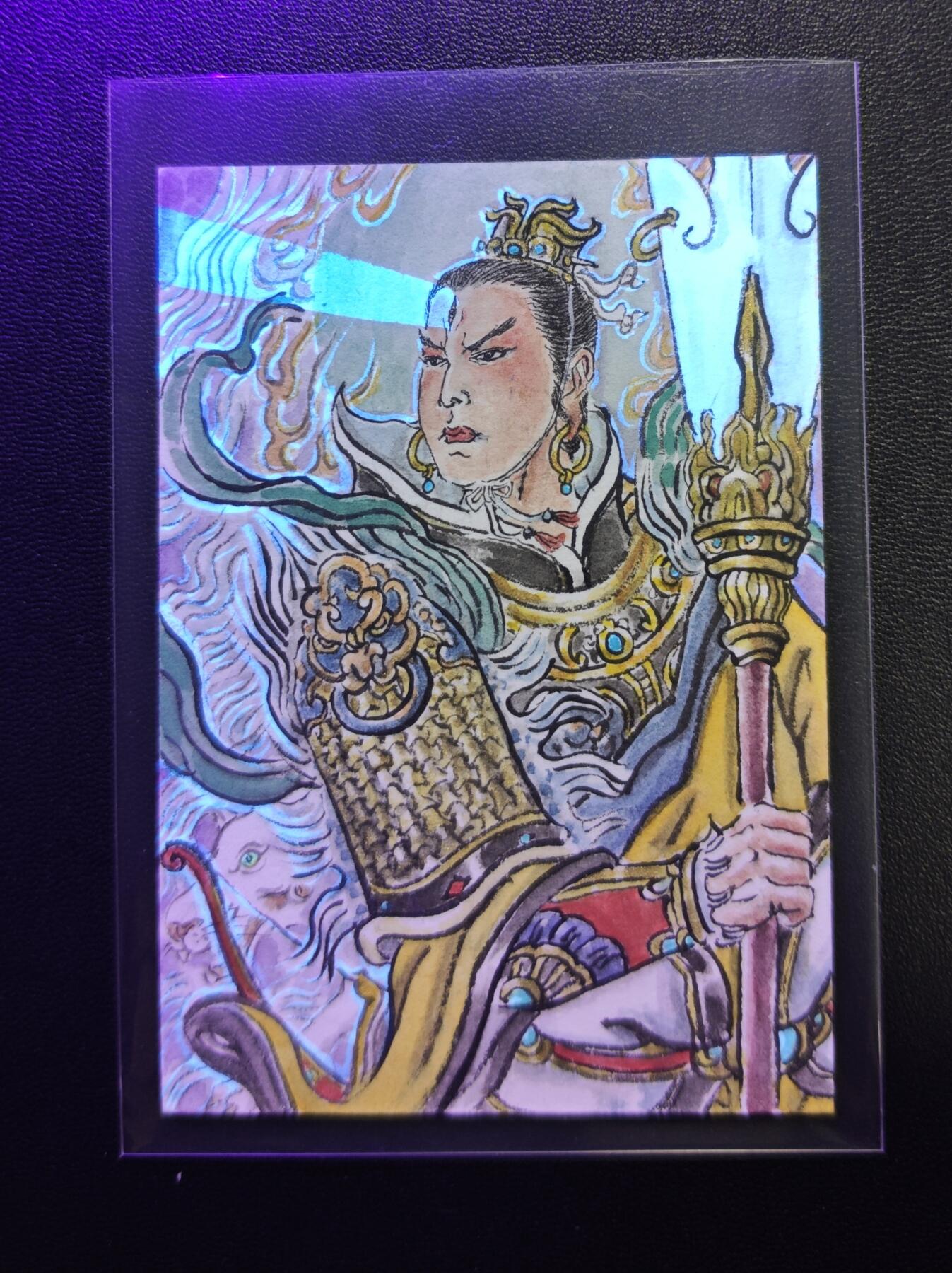 天玑星卡拍第178期《3.16周一截拍》持续收拍收评中 满赠卡需备注 【手绘卡】张先军 二郎真君 手绘卡