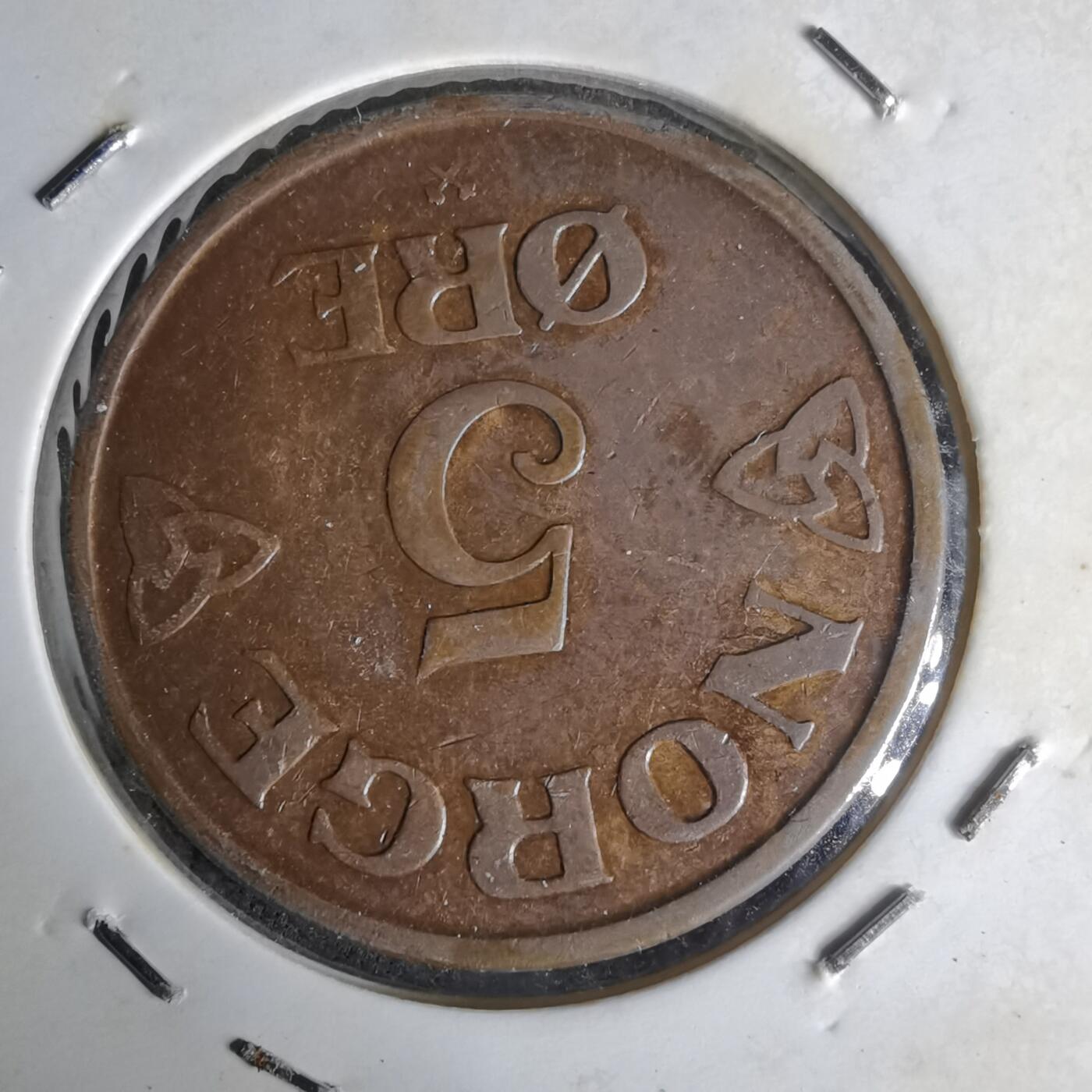 沼泽如烟--第1014场 挪威1953年5欧尔