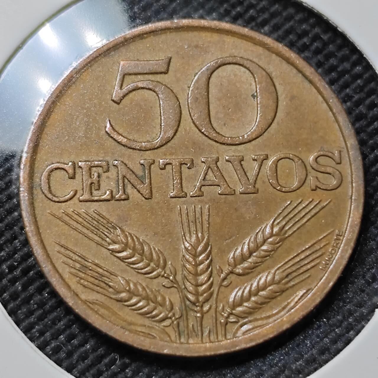 KK钱币收藏小铺   第403期 2月预留时间 周末发货  1978葡萄牙50分铜币