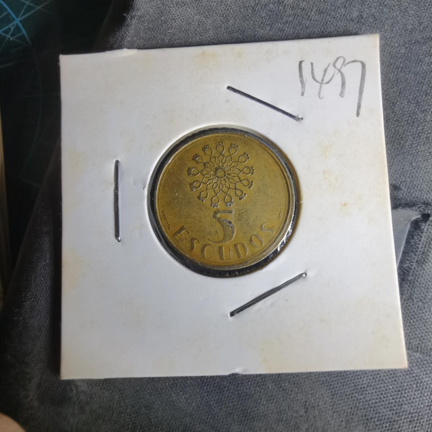 沼泽如烟--第1014场 葡萄牙1989年5埃斯库多