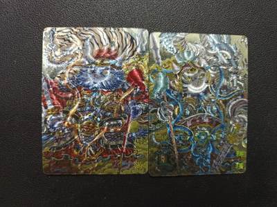 天玑星卡拍第177期《3.9周一截拍》持续收拍收评中 满赠卡需备注 - 卡萃 李尊奇 门神猫057/100 门神猪002/100 粗闪 两张