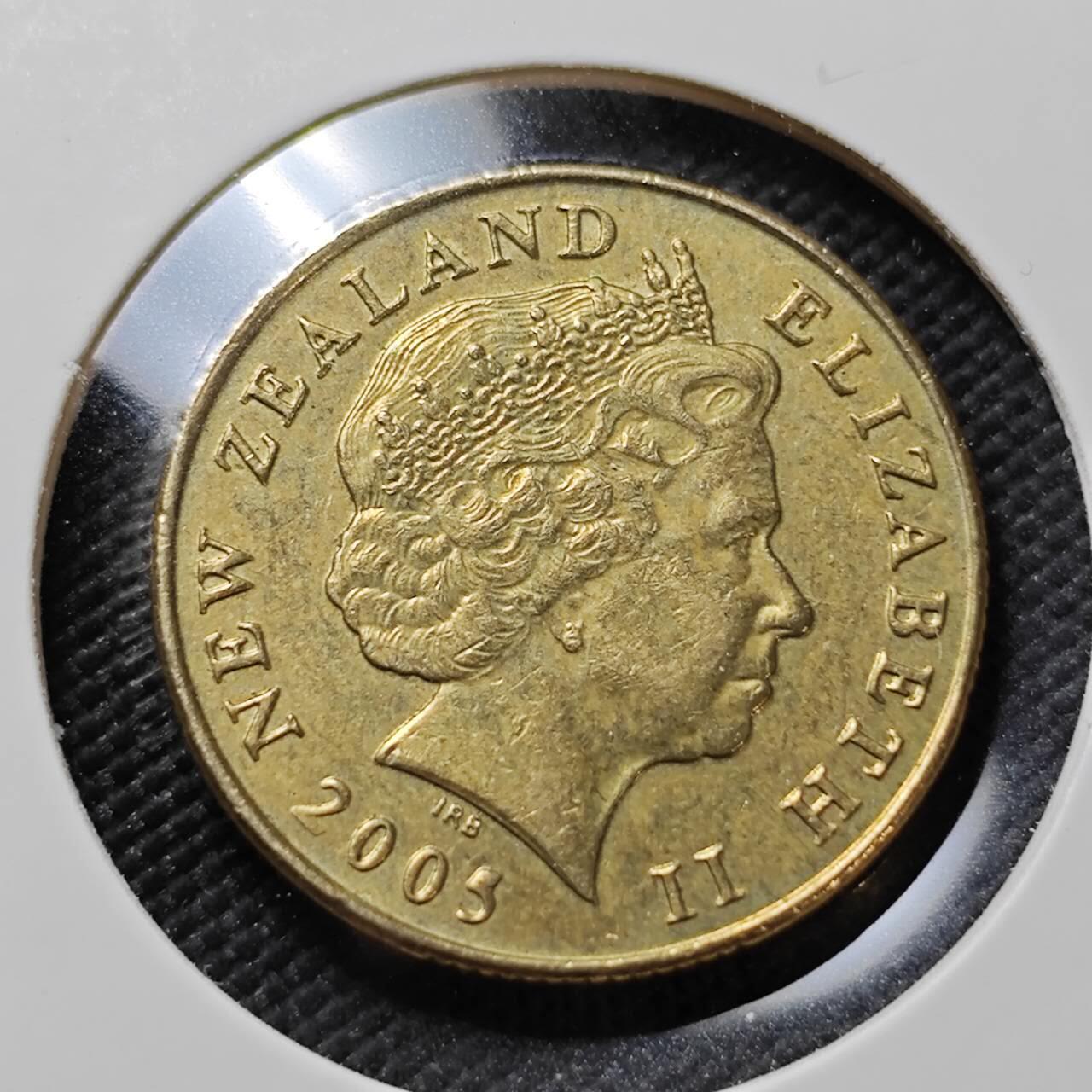 KK钱币收藏小铺   第403期 2月预留时间 周末发货  新西兰1元