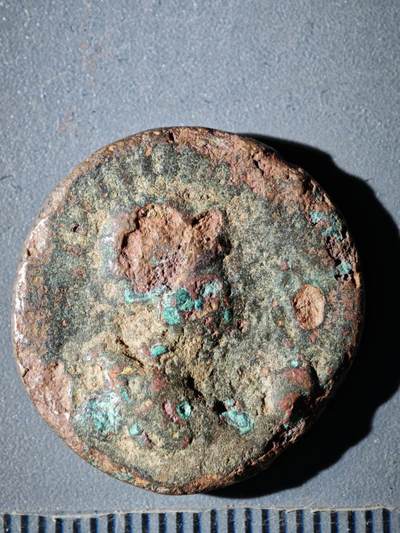 119期新疆红钱粟特钱币丝路钱币专场 - F索特美加斯王朝铜币