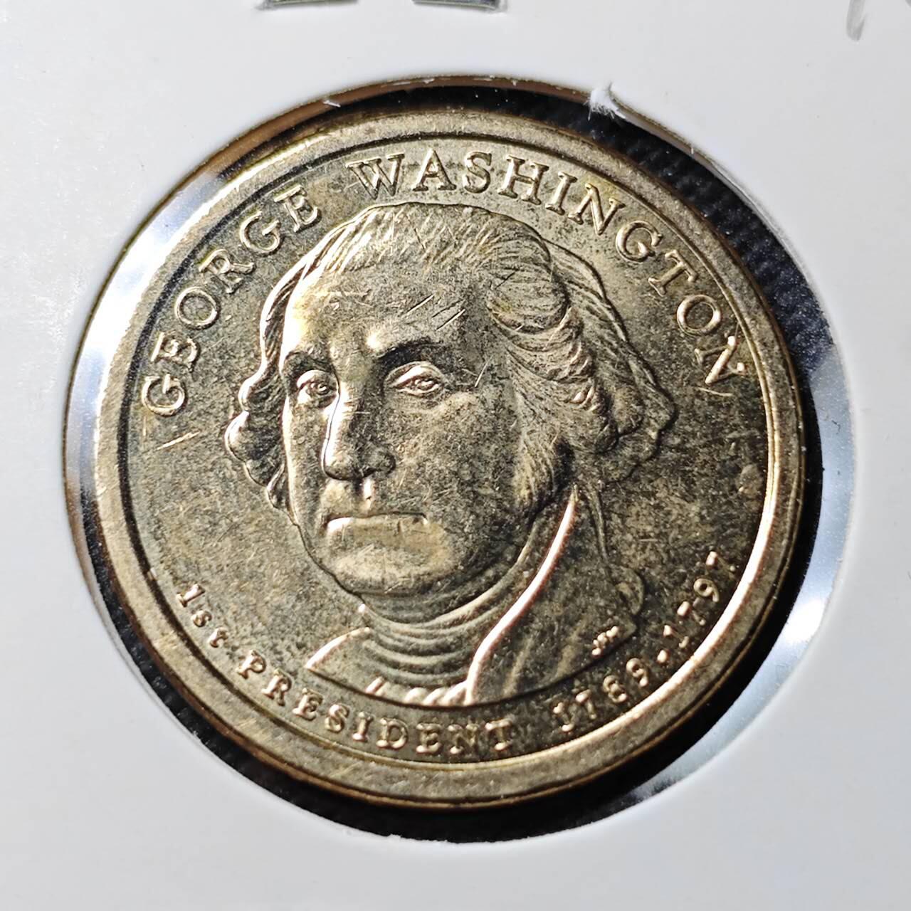 KK钱币收藏小铺   第403期 2月预留时间 周末发货  美国1元纪念币