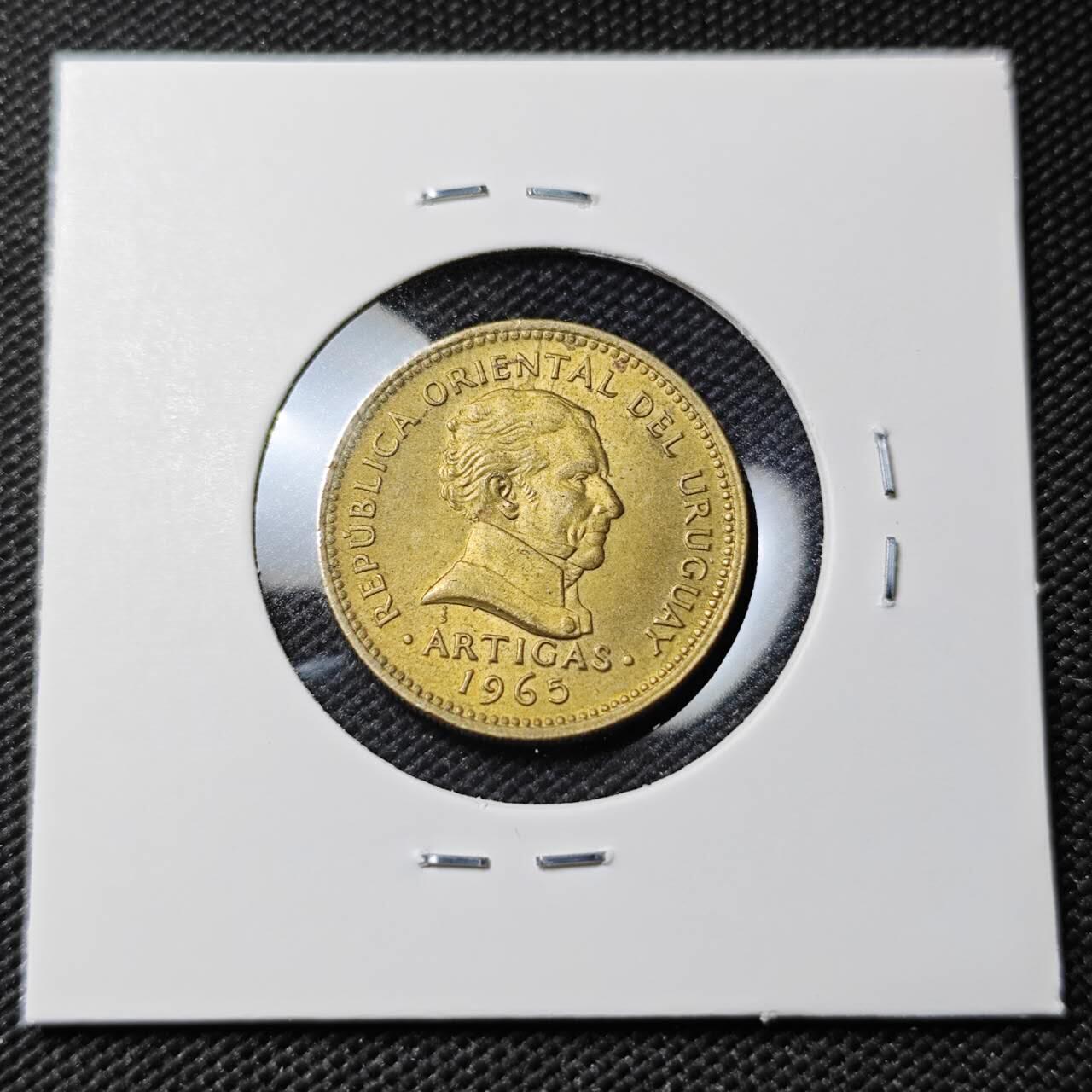 KK钱币收藏小铺   第403期 2月预留时间 周末发货  1965乌干达1比索铜币