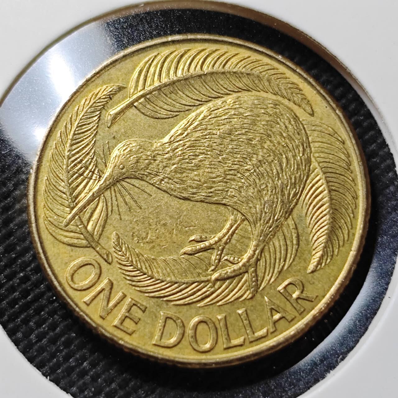 KK钱币收藏小铺   第403期 2月预留时间 周末发货  新西兰1元