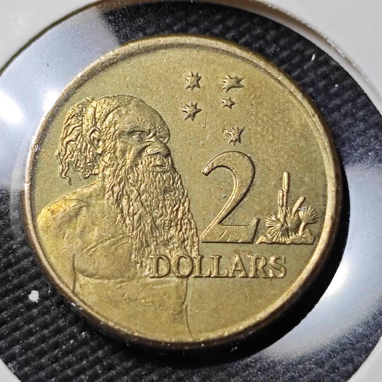 KK钱币收藏小铺   第402期 2月预留时间 周末发货  澳大利亚2元