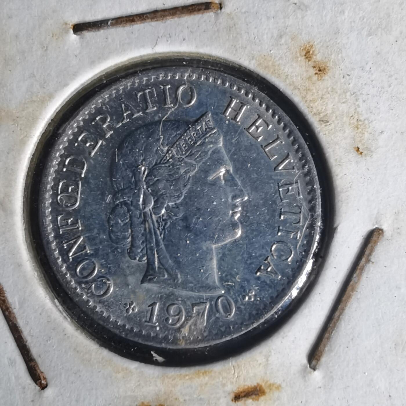 沼泽如烟--第1015场 瑞士1970年五分