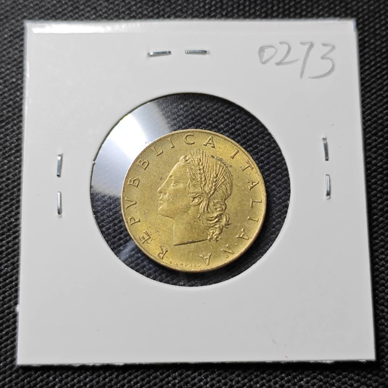 KK钱币收藏小铺   第402期 2月预留时间 周末发货  意大利20里拉铜币