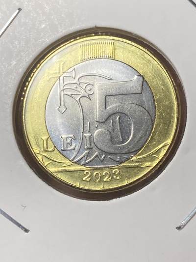 2026年第三十四场(总第二百零三场）外国精品纸夹币场(免佣金) - 摩尔多瓦🇲🇩2023年5列伊(牛头拼图版)