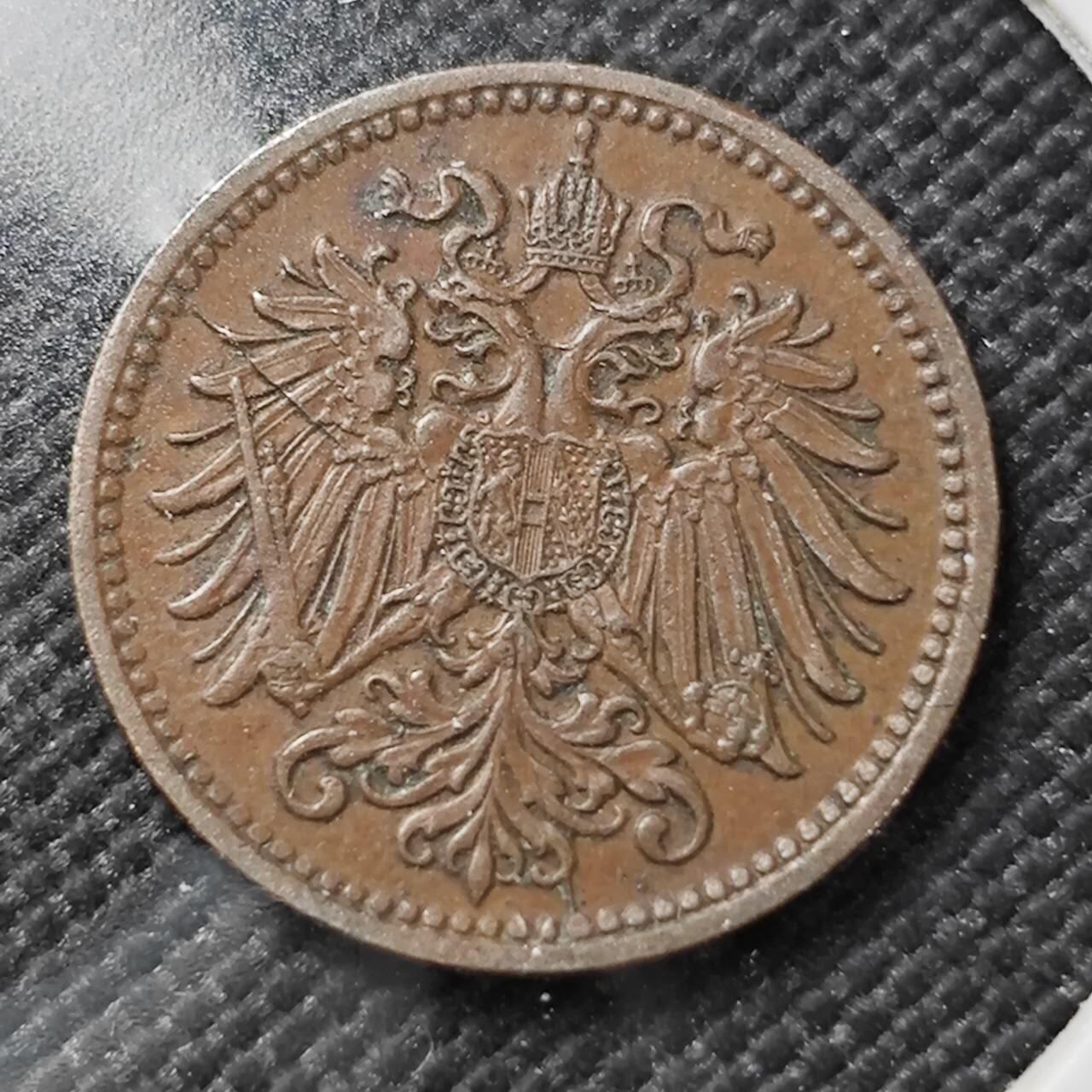 KK钱币收藏小铺   第403期 2月预留时间 周末发货  奥地利1格罗申铜币