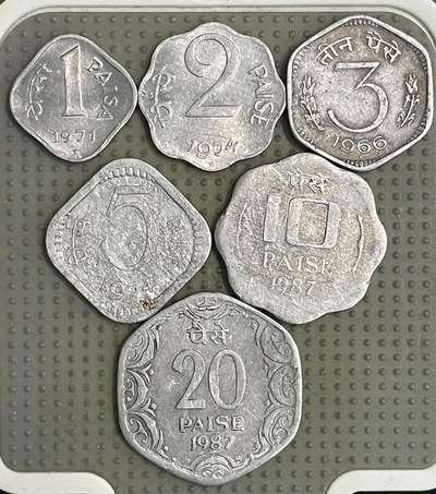 2026年第31场各国散币拍卖（总第181场） - 印度铝币6枚