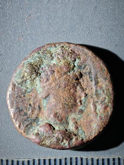 119期新疆红钱粟特钱币丝路钱币专场 - F索特美加斯王朝铜币