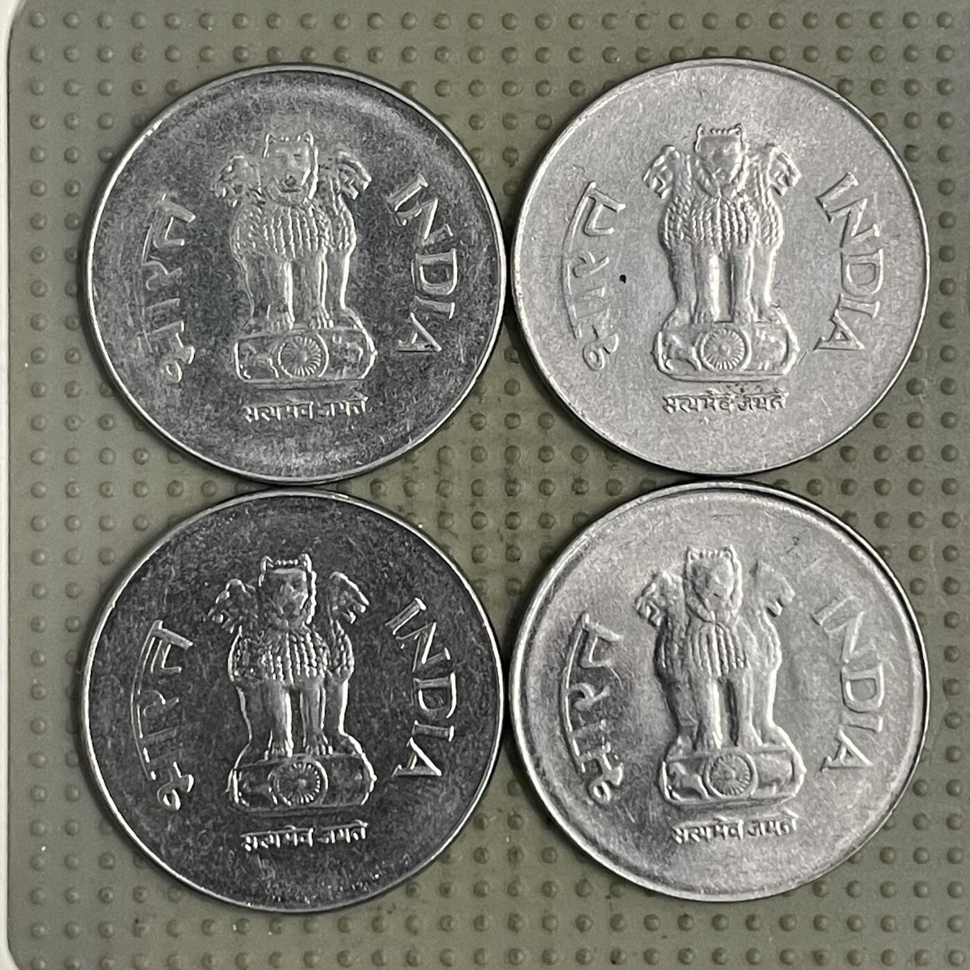 2026年第31场各国散币拍卖（总第181场） 印度1999年1卢比4枚